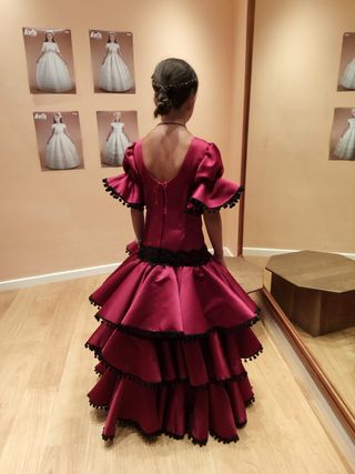 Vestido goyesco flamenca talla 9-10 años