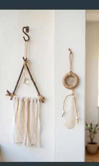 Colgante de pared hecho a mano  Acchiappasogni