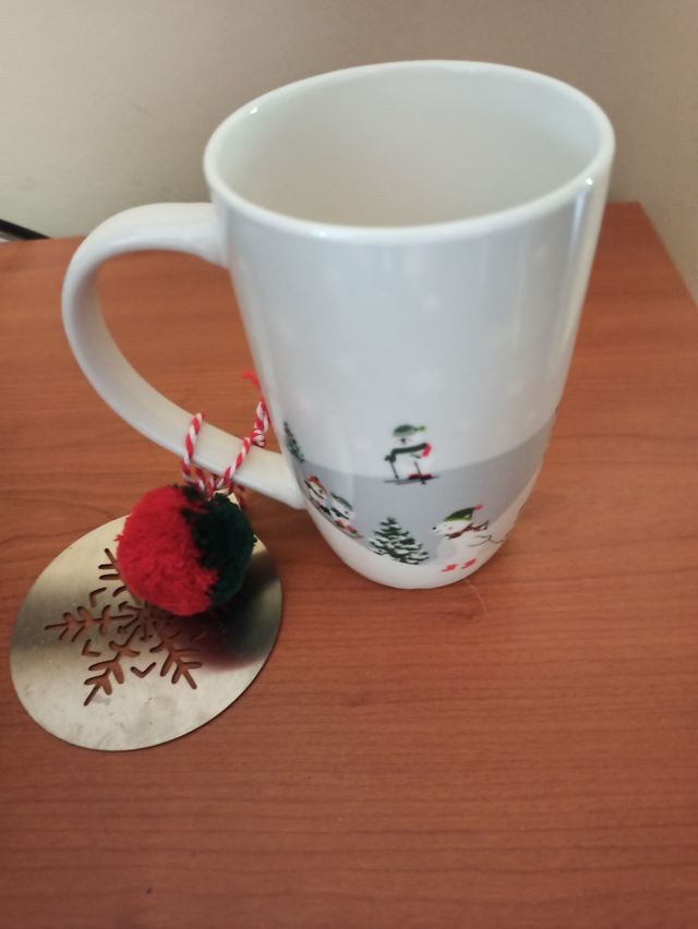 Taza grande de cerámica