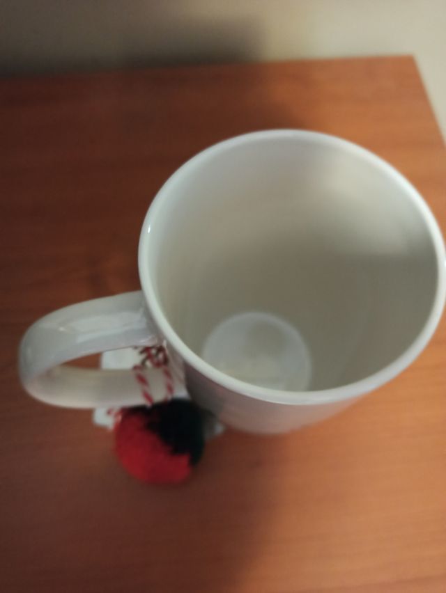 Taza grande de cerámica