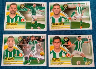 Cromos Betis Liga Santander 2016-17