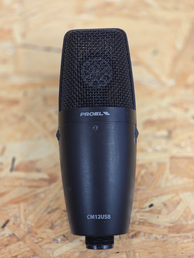 Microfone condensador Proel CM12USB