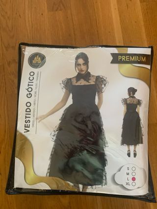 Disfraz vestido gotico
