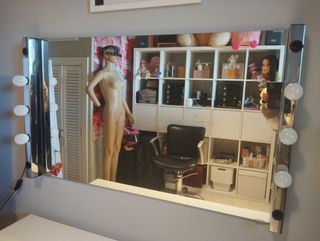 Regleta luces camerino