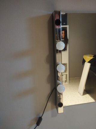 Regleta luces camerino