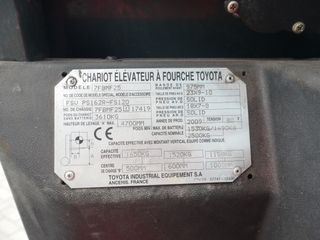 CARRETILLA ELEVADORA TOYOTA 7FBMF 25 