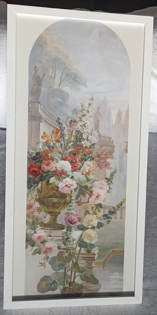 Stampe floreali vintage in cornice 30x60
