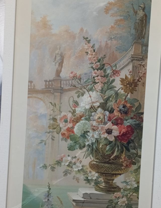 Stampe floreali vintage in cornice 30x60