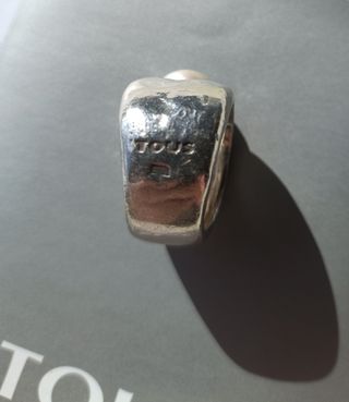 Anillo Plata Primera Ley Duna con Perla 