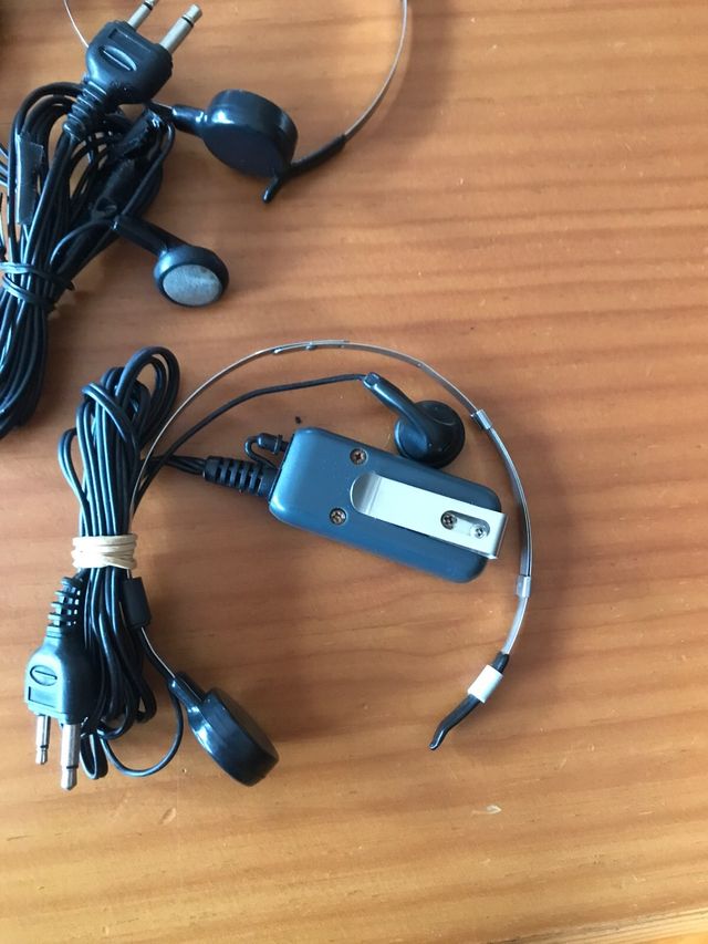 Micro auricular laringe para walkies