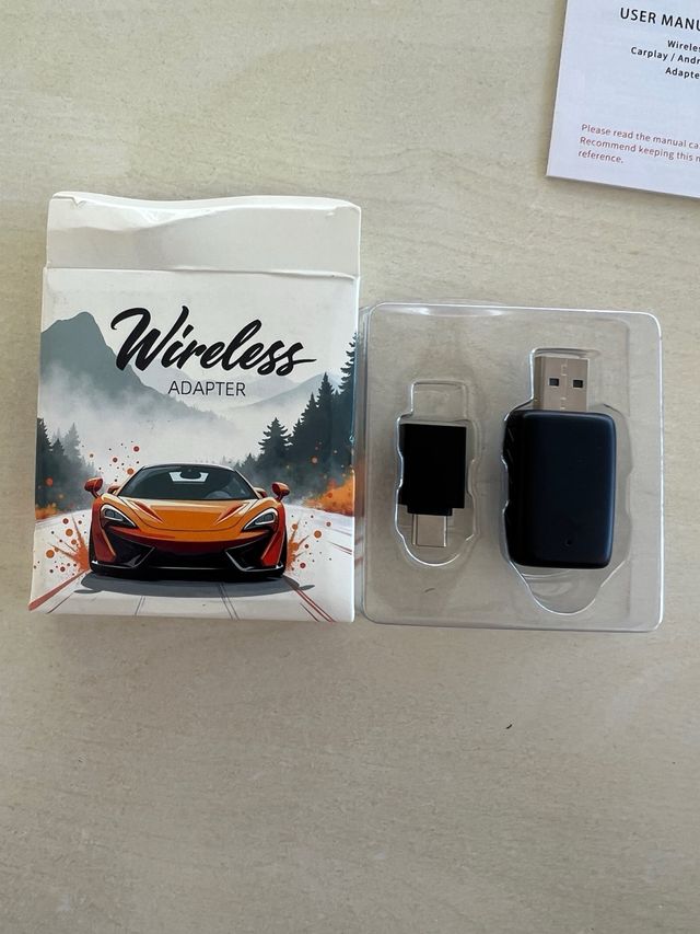 Adaptador CarPlay y Google Android inalámbrico