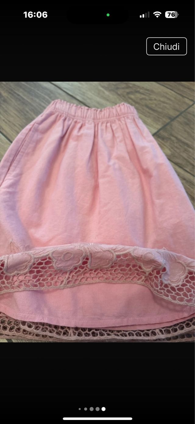 Gonna di Abercrombie  Kids rosa pastello