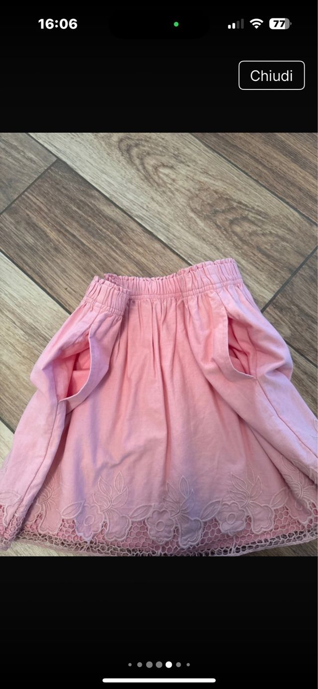 Gonna di Abercrombie  Kids rosa pastello