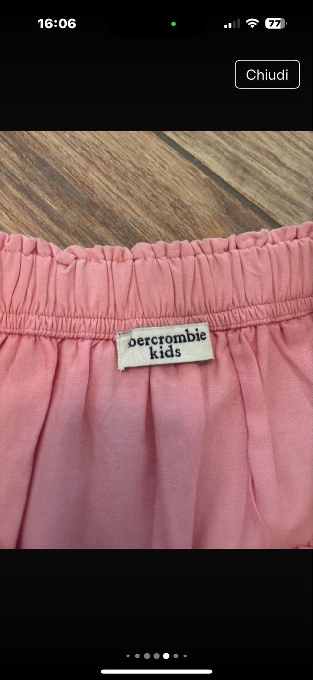 Gonna di Abercrombie  Kids rosa pastello