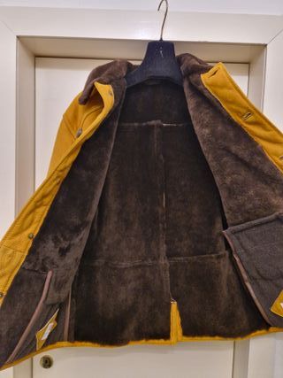Montone scamosciato uomo 100% nabuk australiano