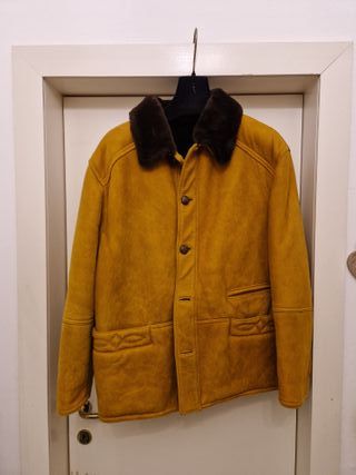 Montone scamosciato uomo 100% nabuk australiano