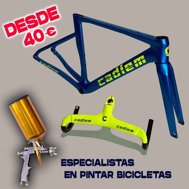 Pintado de bicicletas personalizados y profesional
