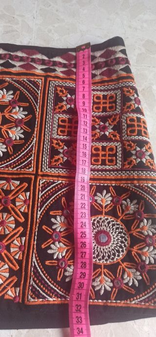 Mini falda étnica talla S Pull and Bear