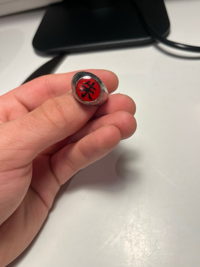 Anillo Akatsuki de Itachi Uchiha de Naruto