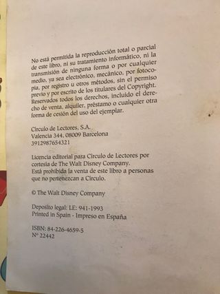 Aladdin - libro de Disney