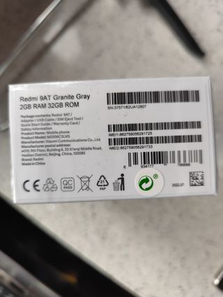 Teléfono XIAOMI 9AT