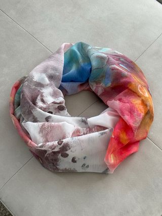 Fular de seda natural