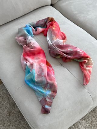 Fular de seda natural