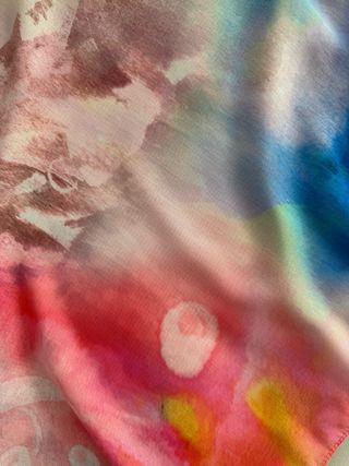 Fular de seda natural