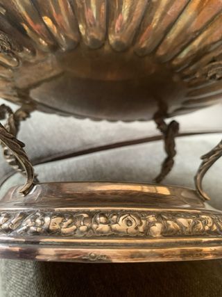 Frutero antiguo alpaca