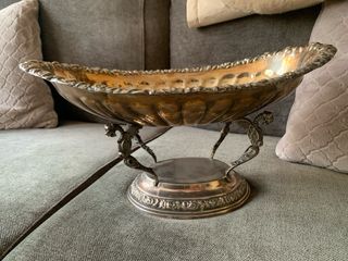 Frutero antiguo alpaca