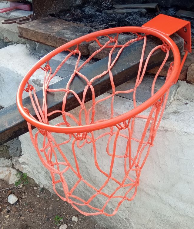 Aro baloncesto y red, sin estrenar