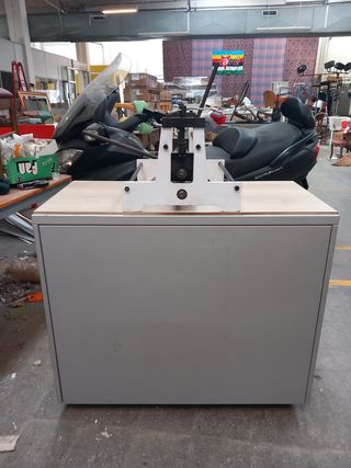 Torchio calcografico con mobiletto