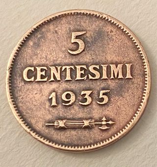Monete 5 centesimi
