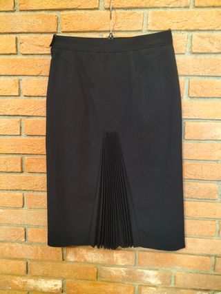 Gonna tubino vintage fresco lana Lancett