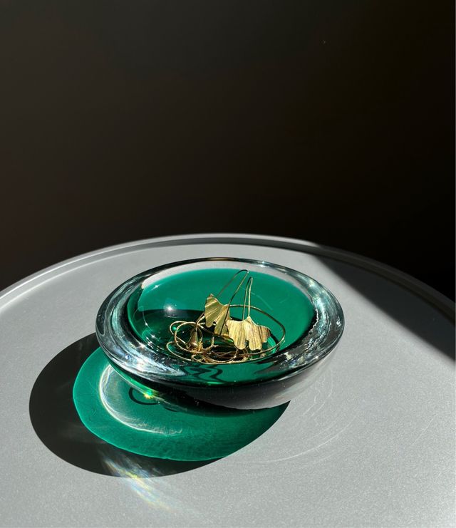 Svuota tasche in vetro sommerso