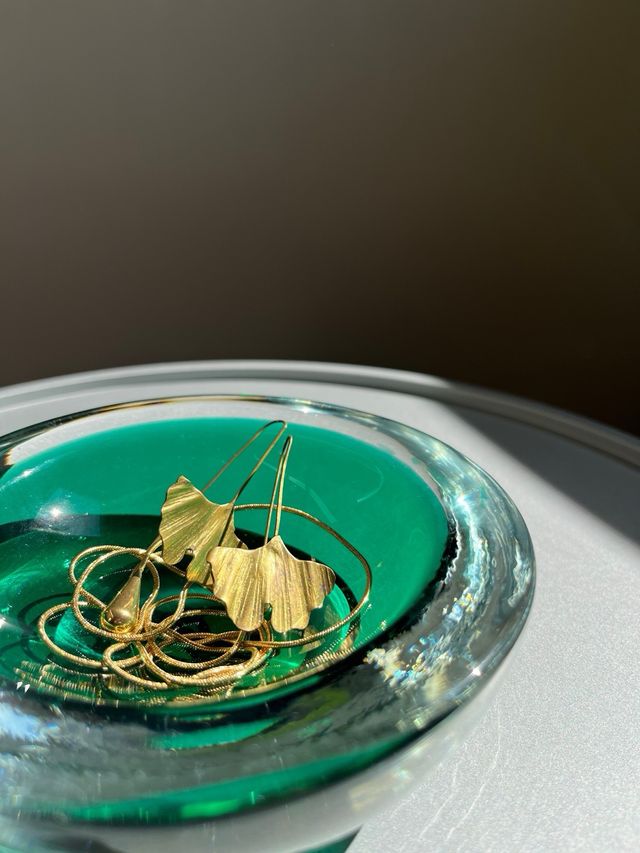 Svuota tasche in vetro sommerso