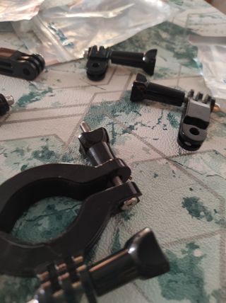 Soporte manillar moto para cámaras acci