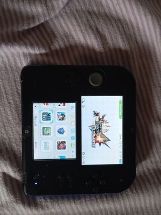 2DS con muchos juegos instalados.