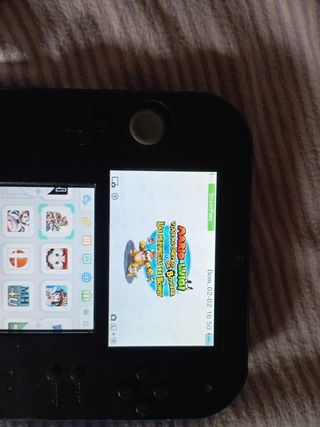 2DS con muchos juegos instalados.