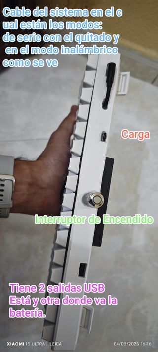 Teclado Dierya T68SE Switch Rojo por Bluetooth