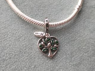 Charm árbol de la vida plata de ley