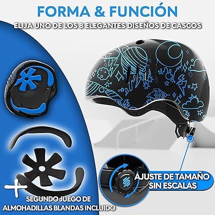 Casco muy ligero para bicicleta y patinete