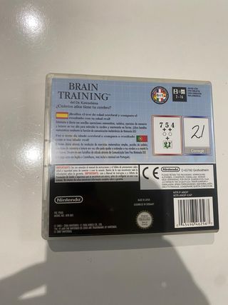 Juego NintendoDS Brain Training