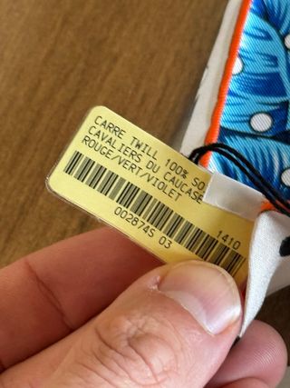 Pañuelo Hermes de seda