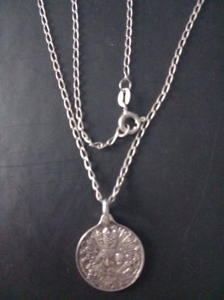 CADENA ,,PLATA " CON COLGANTE 