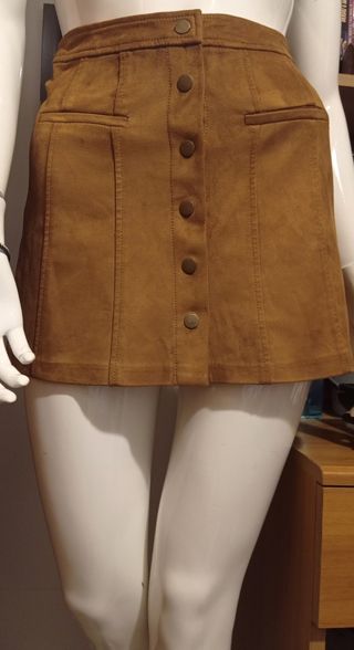 Gonna scamosciata Zara