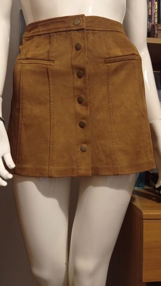 Gonna scamosciata Zara