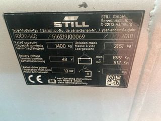 Carretilla elevadora still RX2014C