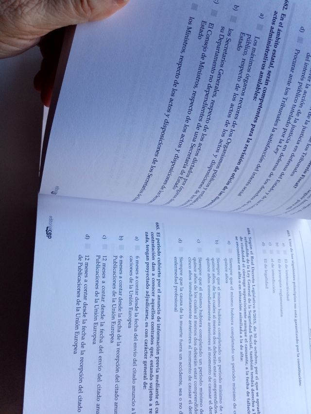 Oposiciones Administrativo del Estado