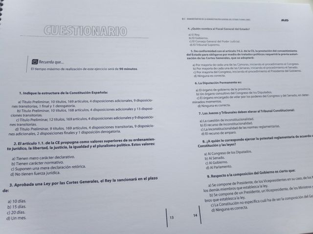 Simulacros Administrativo del Estado